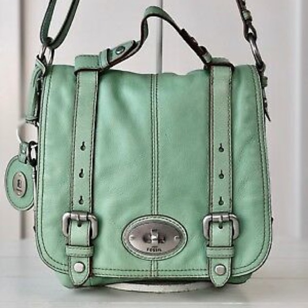 Fossil Maddox Organizer Flap Sea Foam Green